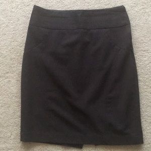 Chocolate pencil skirt by The Limited